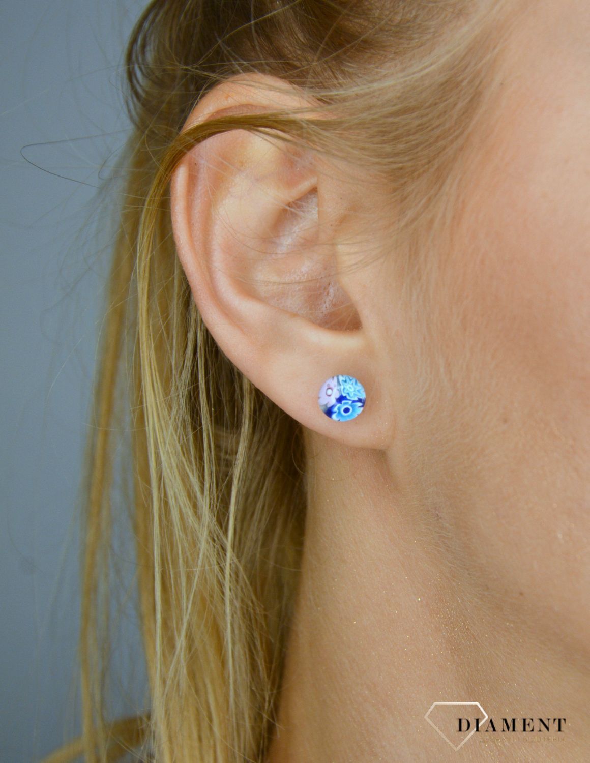 Kolczyki szkło weneckie w niebieskim odcieniu Murano 18.jpg